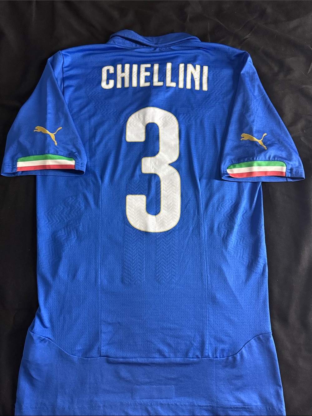 VINTAGE Italy 🇮🇹 #3 Giorgio Chiellini 2014-15 Puma Home Player Edition Jersey